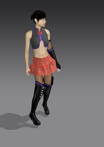 Alisa anime character - Marvelous designer