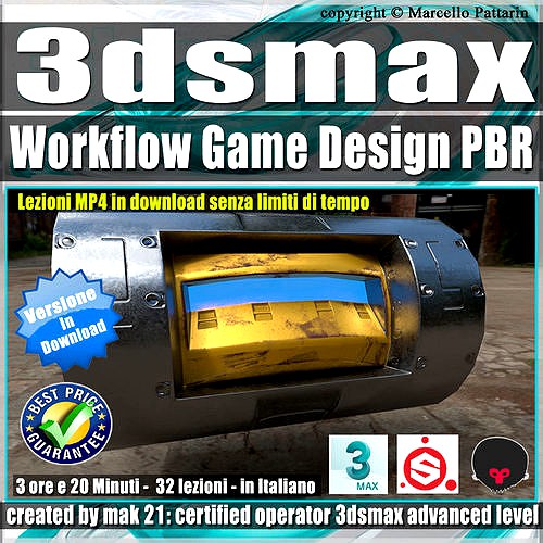 3ds max  Workflow Game Design PBR  Tutorial MP4