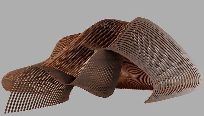 Parametric Pavilion 3d model