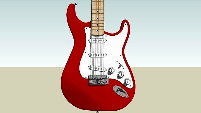 Guitar - Fender Stratocaster - Red Finish
