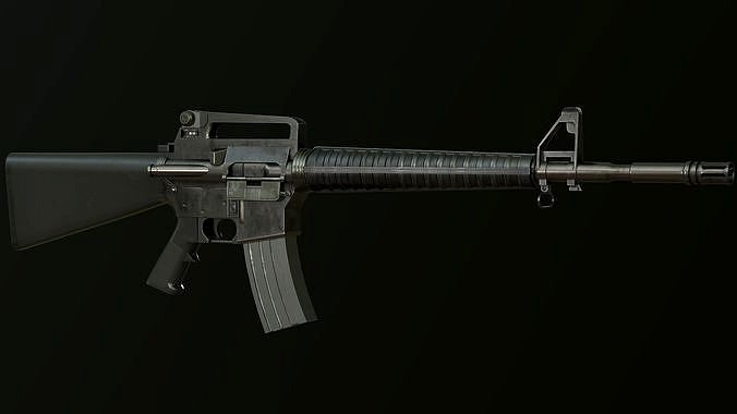 Lowpoly - M16A2