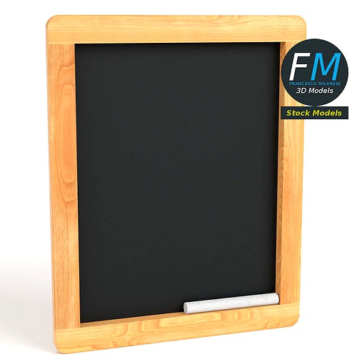 Wood chalkboard frame