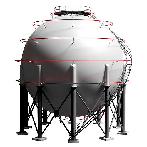 Spherical gas tank