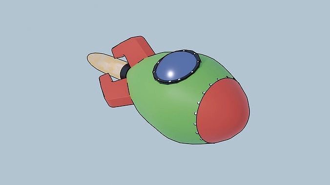 Cartoon Rocket