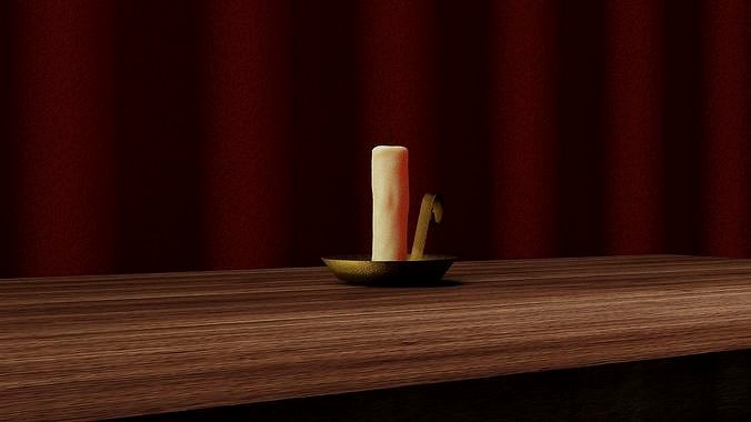 Candle Model Render Models Included