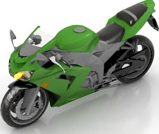 Motorcycle 3D Model