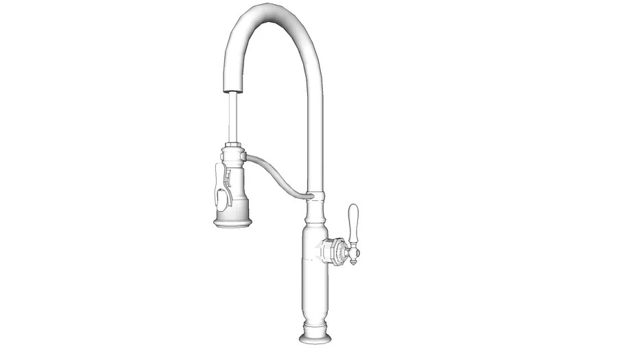 Kohler Tournant Kitchen Faucet 3d model
