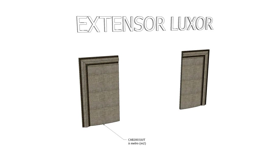 Extensor de Cabeceira Estofada Luxor