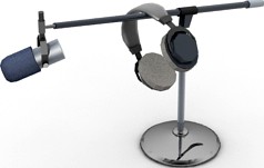 Microphone 3D Model