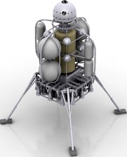 Lander 3D Model