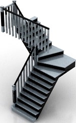 Stair 3D Model