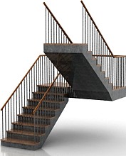 Stair 3D Model
