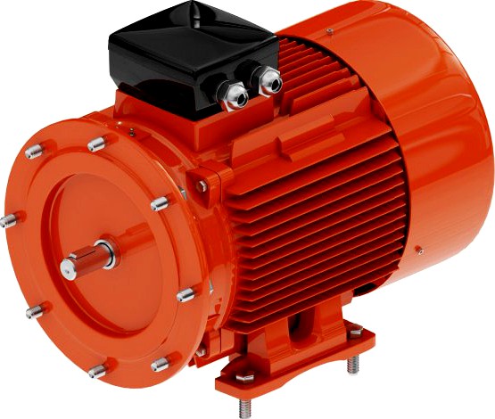 Electric Motor Engine 3D Model