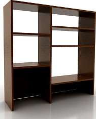 Bookcase 3D Model