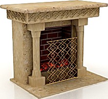 Fireplace 3D Model