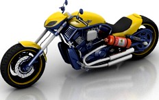 Motorcycle 3D Model