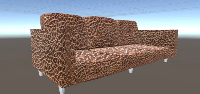 Sofa leather 3D Model