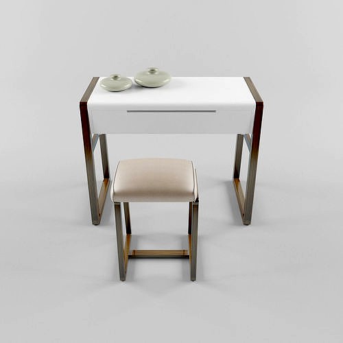 Asian styled table and chair