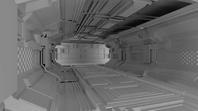 SCI-FI lab 3d model