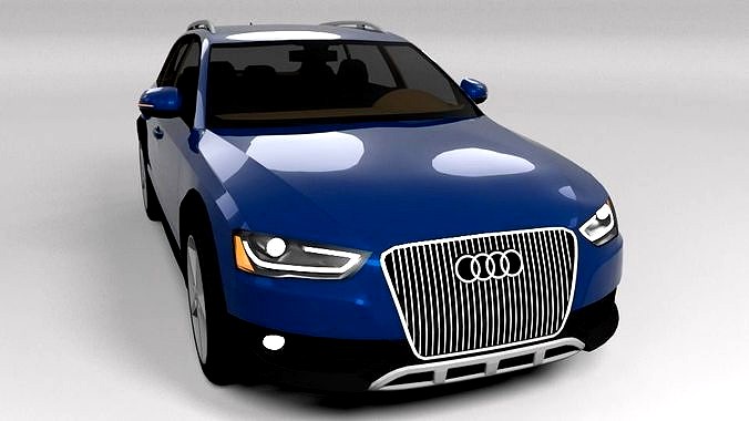 AUDI A4 ALLROAD 2012 LOWPOLY