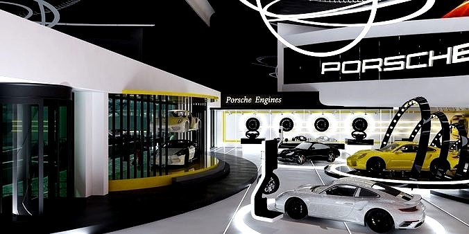 Porsche showroom