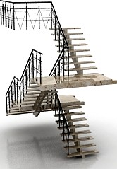 Stair 3D Model