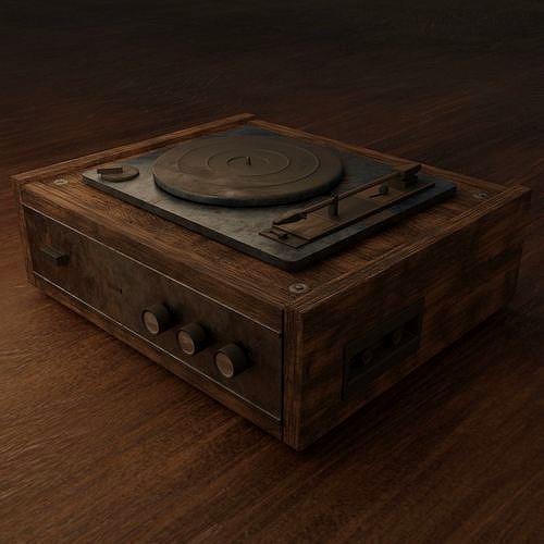 Battered Vinyl player