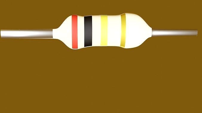 Resistor with color code