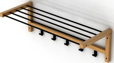 Coatrack 3D Model