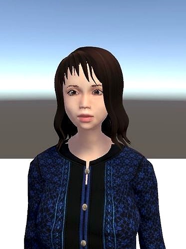 Unity Humanoid Model Female 020