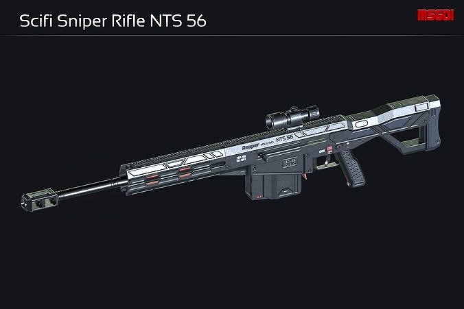 Scifi Sniper Rifle NTS 56