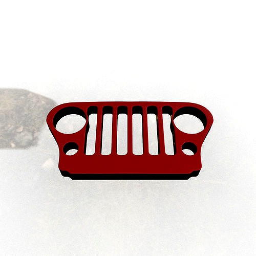 Jeep Wrangler brass knuckles 3d model