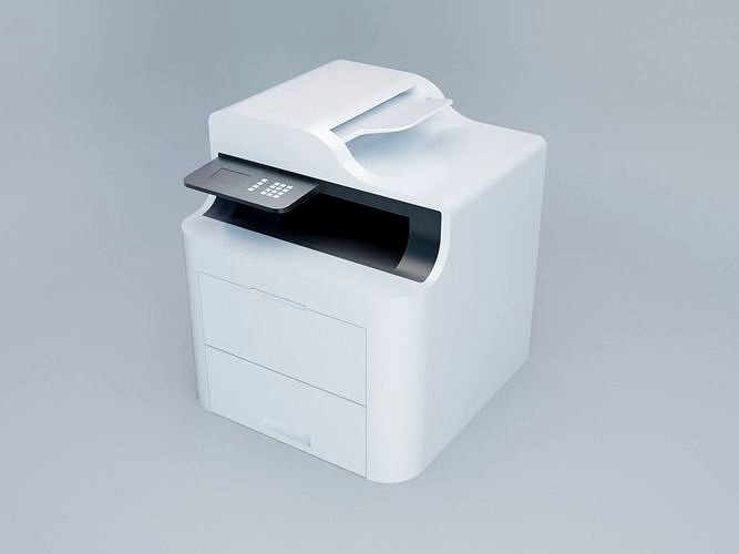 Low poly Xerox Printer