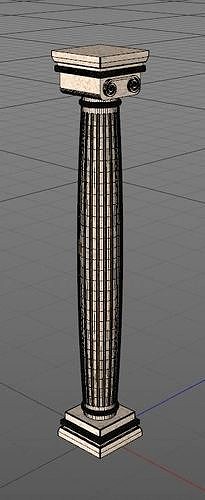 Imaginary Greek Ionic Column