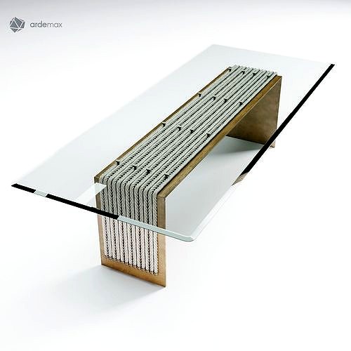 Glasgow dining table 3d model