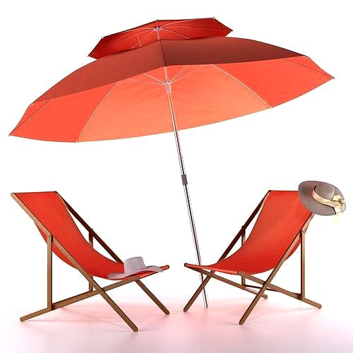 beach umbrella set