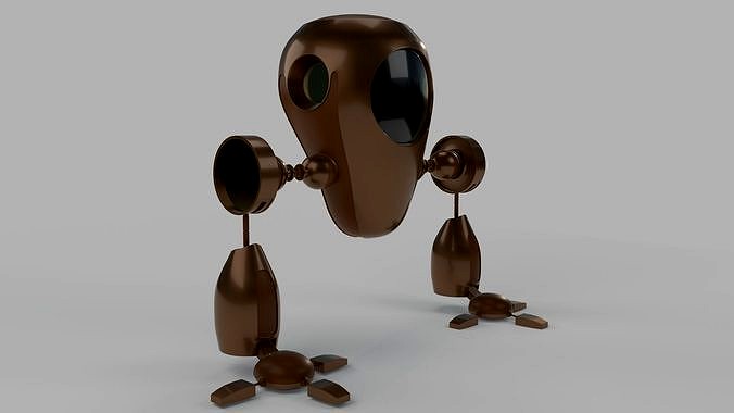 Bipedal Mech RIgged 3D model