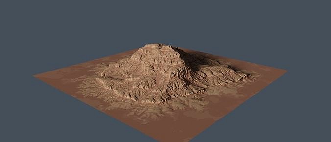 Eroded Mountain