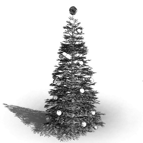 Revit scalable and detailed conifer tree arquitree01