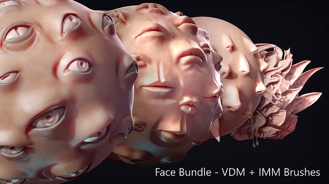 Zbrush - Face IMM and VDM Bundle