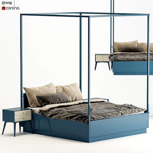 Zanotta Fabric Bed