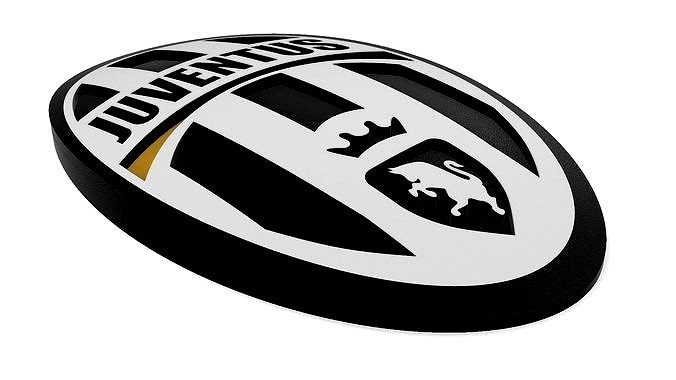 Juventus Turin Wall Sign | 3D