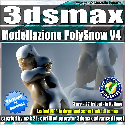 3ds max  Modellazione in PolySnowV4 Tutorial MP4