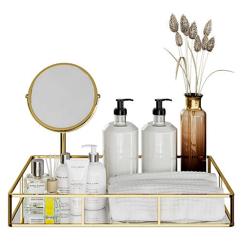 decorative set for the bathroom