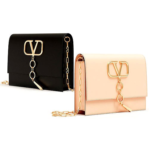 Valentino Small Vcase Smooth Calfskin Bag