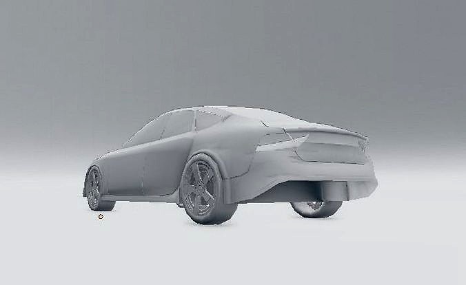 Audi a7- low poly