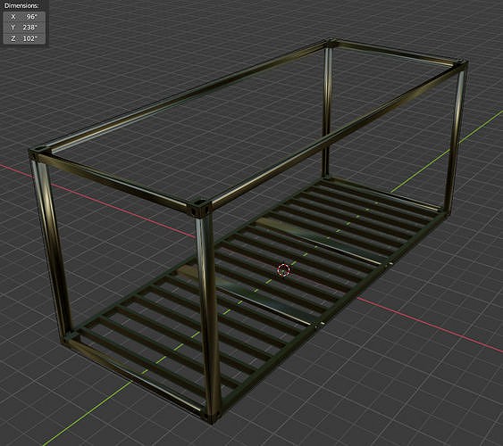 Basic Intermodal Shipping Container Frame