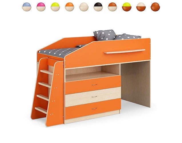 Legenda K12 with LP12 childrens modular bed