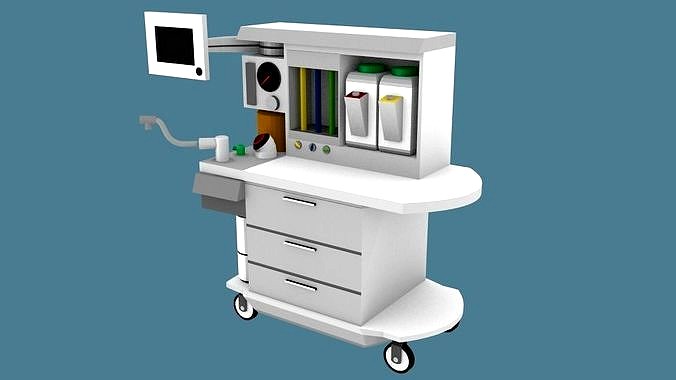 Anesthesia Machine and Cart