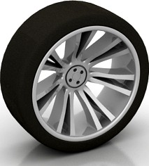 Wheel 3D Model